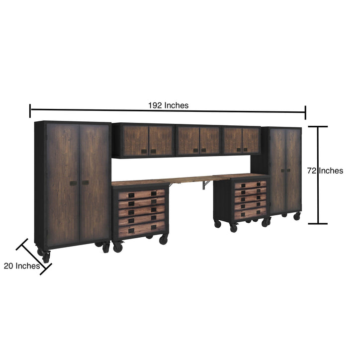 Duramax garage storage Duramax 8-Piece Garage Storage Combo with Tool Chests, Wall Cabinets, Folding Table and Free Standing Cabinets