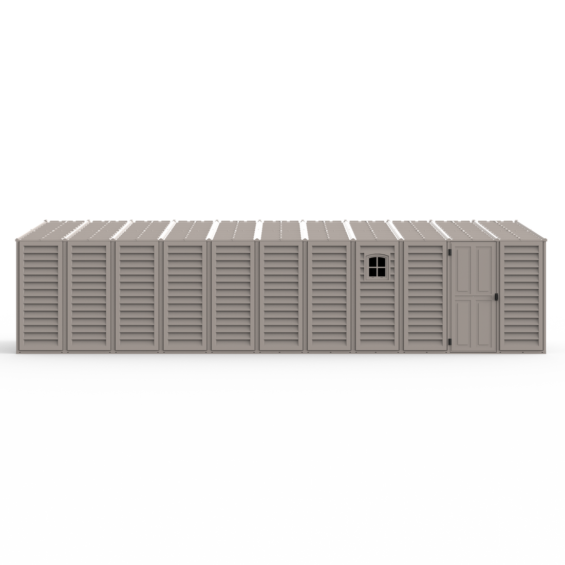 Duramax Garages DuraMax 10.5ft x 31ft Vinyl Garage with Foundation Kit and Windows