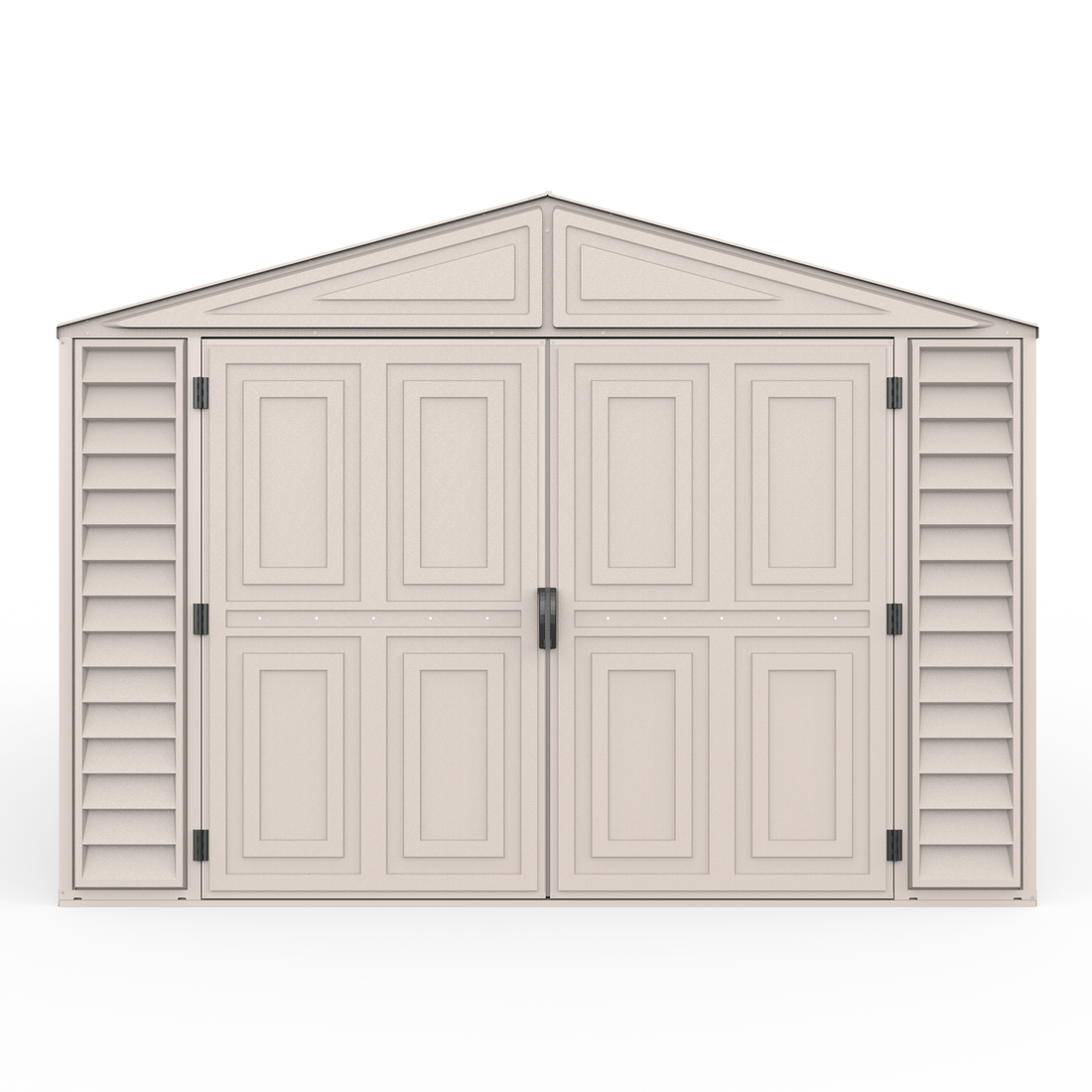 Duramax Garages DuraMax 10.5ft x 31ft Vinyl Garage with Foundation Kit and Windows