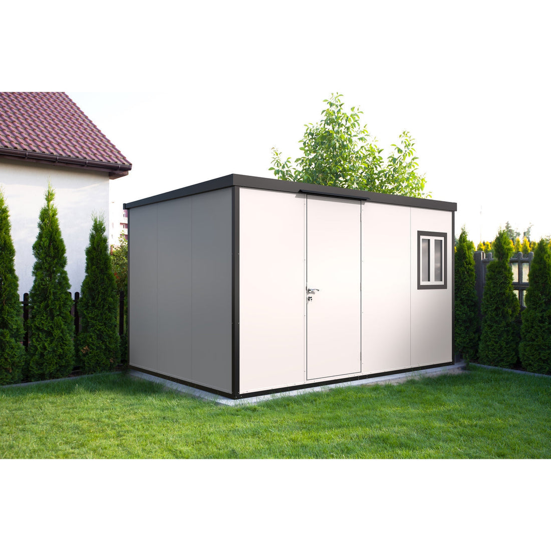 Duramax Insulated Buildings Flat Top Insulated Buildings 13 ft. W x 10 ft. D