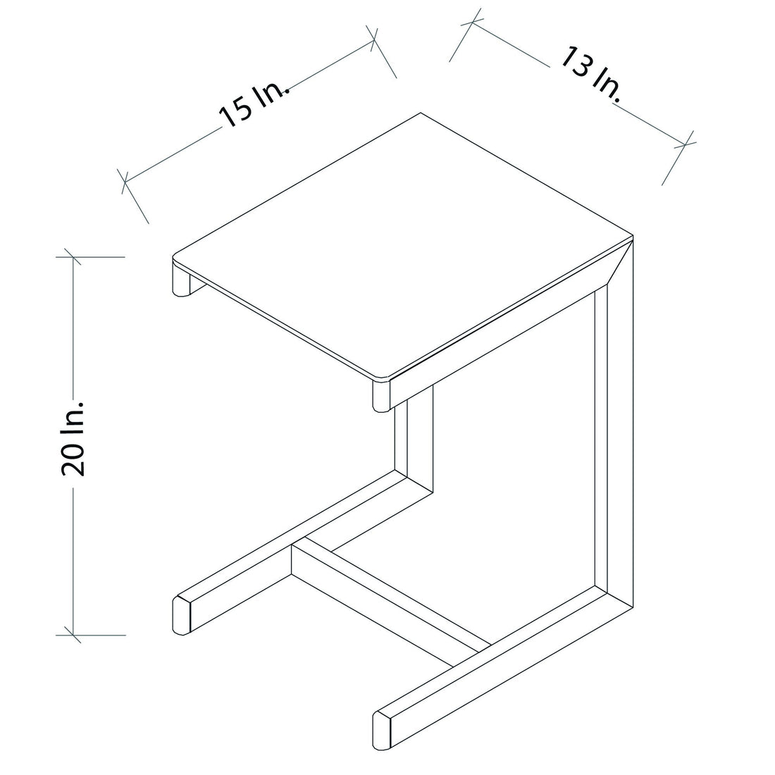 Duramax Lounger Cove Side Table