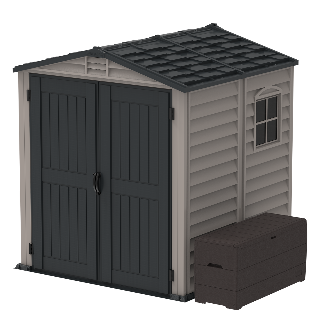 Duramax sheds DuraMax Plus 6ft x6ft Storemate Vinyl Shed with Molded Floor