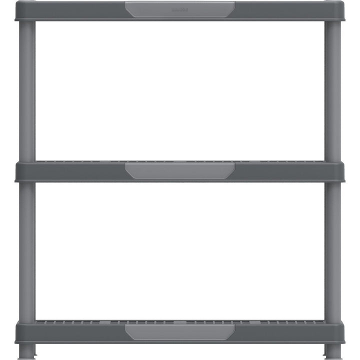 Duramax Shelving Racks Duramax Plastic Heavy Duty Multipurpose Freestanding 3 Tier Shelving Unit