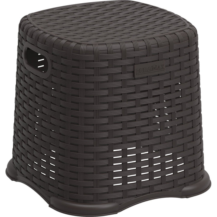 Duramax Step Stool Duramax Rattan Step Stool 11” Brown