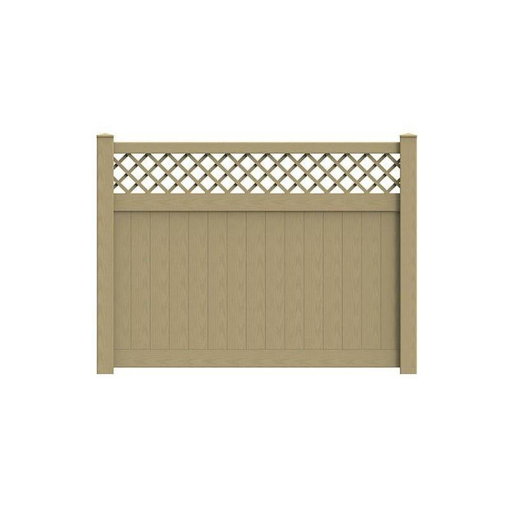 Durasheds DuraGrain Privacy w/ Lattice Fence